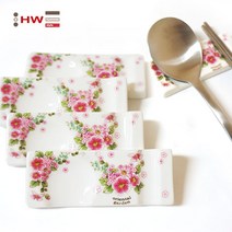 세일존 사각 수저받침 5p세트, 04 오리엔탈가든 사각수저받침5p