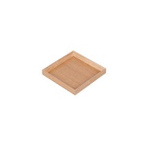 정사각 나무 원목 트레이 심플 쟁반 4가지 크기, 1호(14cm)