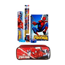 문구세트_스파이더맨 8P 폴리백 문구세트+사각 필통SET(랜덤), 랜덤, 1개