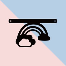 애니데이파티 Big한글가랜드 내맘대로 주문제작, [아이콘]-12) 무지개