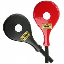 스파트 발차기 주걱 단미트(합피) 2가지 색상 종합격투기미트 타격미트 킥복싱미트 무에타이미트 미트, 블랙무광