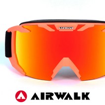 에어워크 고글 AW-625 Orange/Rebo 안경병용, Orange-Rebo