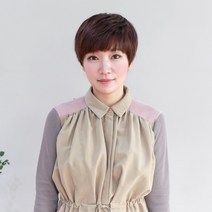 투애니위그 여자가발 통가발 쇼트 머쉬룸 여성통가발, 3 레드브라운(모델착용컬러), 1개