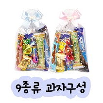 달콤한세상 학생 학교 초등학교 고등학교 대학교 유치원 어린이집 졸업 입학 행사 학원 성당 교회 병원 어린이 청소년 과자 간식 세트 어린이날 단체 선물, 1개, C-3(하늘리본)9가지 구성