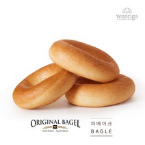우리가스토리 프리미엄 플레인 베이글 냉동빵 냉동생지, 113g, 6개
