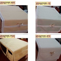 선하우스 전자렌지커버 냉장고커버 김치냉장고커버 오쿠커버 냉장고카바, 냉장고손잡이-그린장미
