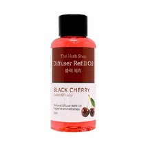 더허브샵 차량용 디퓨저 리필오일 50ml, 1개, 블랙체리