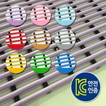 항균튜브매트 욕실 미끄럼방지매트 일반형 세로120cm x 가로250cm / 화장실매트 발판 목욕탕 어린이집 유치원 매트, 연보라
