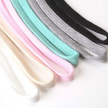 납작스트링면끈(4마), 백아이, 1개