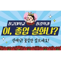 애니데이파티 대학교 중고등학교 졸업식 입학식 현수막, 실화냐