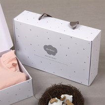 엔젤하트 옷구매하신분전용 포장박스 쇼핑백 신생아 바디슈트 아기옷 남아 여아 남자 여자 6개월 12개월 백일 아기 돌 선물 임신 출산 우주복, 쇼핑백+포장박스