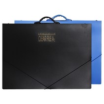 오피스존 A2 클리어파일, 파랑, 1Ea