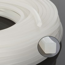 실리콘사각패킹 (가로5mm*세로5mm) - 10M(반투명), 1개