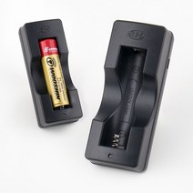 오시오 배터리 충전기 1구 GH-128 리튬 이온 건전지 고속충전, 1개, 1개
