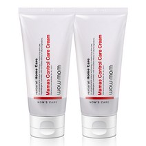 와우맘 임산부크림 밸리 마사지/스크래치/임신선물 120ml 2개 세트