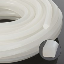 실리콘반달패킹(가로6mm*높이6mm) - 10M(반투명), 1개