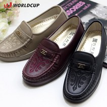 WORLDCUP 국내산 기차표 여성 로퍼 단화 효도화 베네타