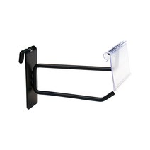 메쉬망 이중후크 블랙/가격표시기/망후크/철망 부속, 100mm, 1개