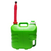 보스코 녹색기름통 10L 말통 석유통 기름통 자바라 오일통 물통, 1개