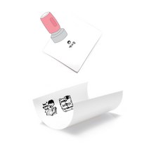 키즈네임 308.큐티 북&의류 스탬프, 4.의류스탬프 전용 스티커, 의류_검정