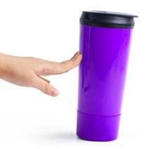 토탈하우스 넘어지지않는 리얼텀블러 400ml 리얼 텀블러, 보라색