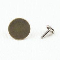 민자 흔들이단추 (15mm17mm)10개-엔골드, 15mm, 10set