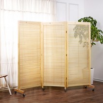 가구야히메 바퀴 블라인드 파티션, 바퀴 블라인드 3단-내추럴