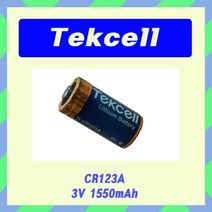 텍셀(Tekcell) CR123A 카메라건전지, 1개입, 1개