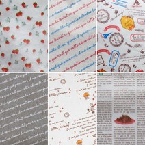 피크닉하우스 왁스페이퍼, 6종, 60장