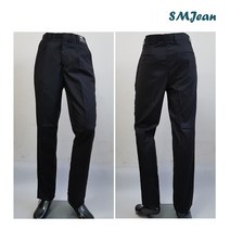 [에스엠진] SMJ325s 정장바지 일자 원턱 블랙 남자 신사복바지 중년바지