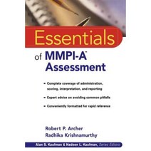 Essentials of MMPI-A Assessment Paperback, Wiley