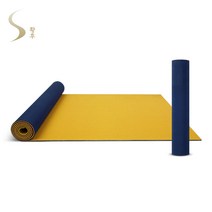 S황후 천연고무 NR 요가매트 5mm, S황후 6P FREE NR 5mm 요가매트(네이비/옐로우)