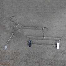 코코디피 아동용 여성 여자 투명 옷걸이 바지걸이 고급 아크릴 옷가게 행거 백화점, 아동용 상의걸이(5개묶음), 1개