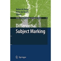 Differential Subject Marking Paperback, Springer