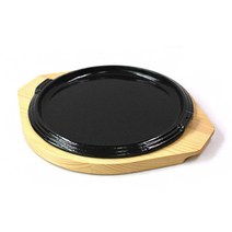 맥반석 코팅 철판 파전판 스테이크철판 다용도철판 (대 중 소), 중형