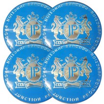 카포카 차량용 휠캡 휠스티커 56mm 65mm 4개1세트 (차량한대분), 65mm JP 파랑, 4개