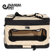 나눔펫 접이식 소프트켄넬 캐리어, 3in1캐리어-아이보리