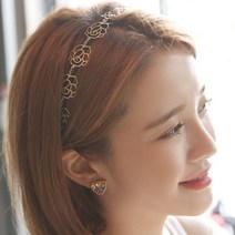 미스21 리첸로즈 헤어밴드 머리띠 여자 여성 성인 hairband (hb253)