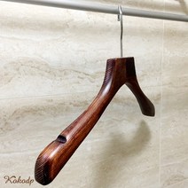 코코디피 고급 여성용 정장 원목옷걸이 나무 우드 옷거리 옷가게소품 펜션 호텔 모텔, 커피색(10개묶음), 1개