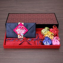 사주보 함 풀세트, 삼족오 빨강배색