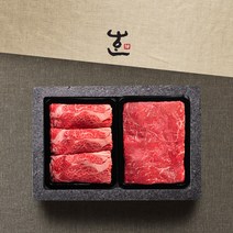 한우지예 1++(8)등급 알짜배기 3호 (등심500g 불고기500g) 선물세트, 1set