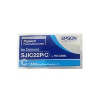 엡손 TM-C3500용 잉크 SJIC22P(C) 파랑잉크정품, 1개, SJIC22P(C) 파랑잉크