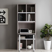 아씨방가구 제이슨 36T 800 5단 USB+LED책상, 메이플화이트