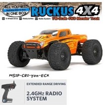 이씨엑스 18스케일 Ruckus 4WD Monster Truck 오렌지+노랑색 전동몬스터RC카