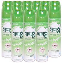 해피홈 에어로솔 모기약 아카시아향(수성) 500ml, 15개