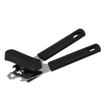 셰프크래프트 핸들 캔 오프너 통조림따개 19.3cm, Black, 1개