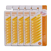 오존 슬라이드 치간칫솔 I형 10P SSSS (0.6mm) 5개, 10개