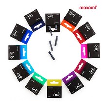 모나미 네오만년필 잉크카트리지(5본입), PURPLE(붉게물든포도송이)