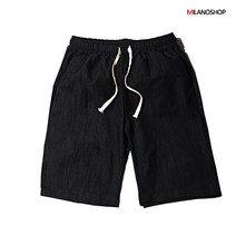 페피 면 마 린넨 5부 남성 밴딩 반바지 빅사이즈바지