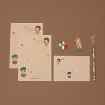 널 좋아해 캐릭터 편지지 (자체제작), 크라프트, 봉투 10장